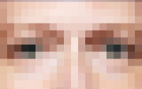 Pixelated image of Mark Zuckerberg's eyes.